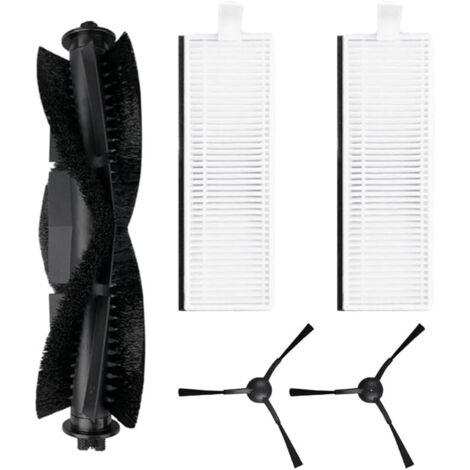 Set di 5 spazzole laterali principali per robot aspirapolvere Laresar Evol 3, 1 spazzola principale a rullo, 2 filtri HEPA, 2 (1/5)