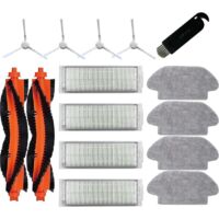 Accessori FOREHILL per Xiaomi Vacuum-Mop 2S Robot Vacuum S12 S10 Mop Pro XMSTJQR2S 4 panni/salviette per mocio 4 filtri 4 spazzole laterali