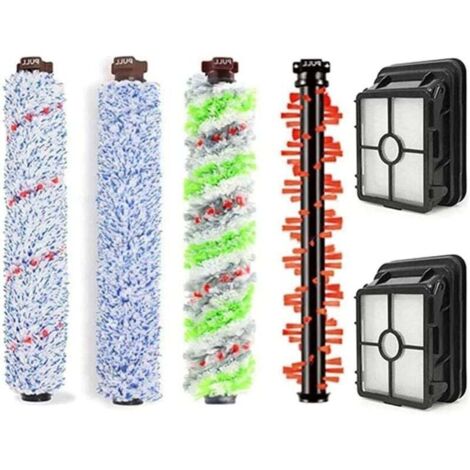 Accesorios para aspiradora Bissell Crosswave: 4 cepillos principales + 2 filtros (1866, 1785, 2052, 1713, 2225). (1/5)