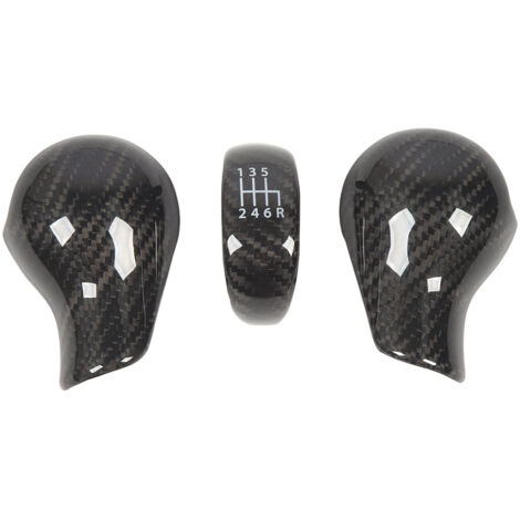 Cubierta de pomo de palanca de cambios de fibra de carbono de 3 piezas FOREHILL para 370Z Z34 2009-2018 (1/5)