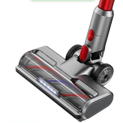 Apto para aspiradoras Dyson V7, V8, V10 y V11: cepillo eléctrico para suelos, cabezal de succión, cepillo de rodillo de terciopelo suave (1/5)