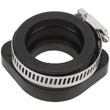 Adaptador de carburador de goma negra para KEIHIN KOSO OKO 47-28 mm / 1,85-1,1 pulgadas (1/5)