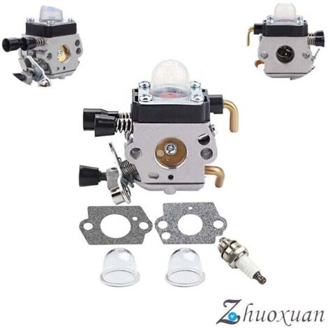 Carburador para cortasetos Stihl HS45, FS38, FS45, FS46, FS55, FS55R, KM55, HL45 y KM55R (1/5)
