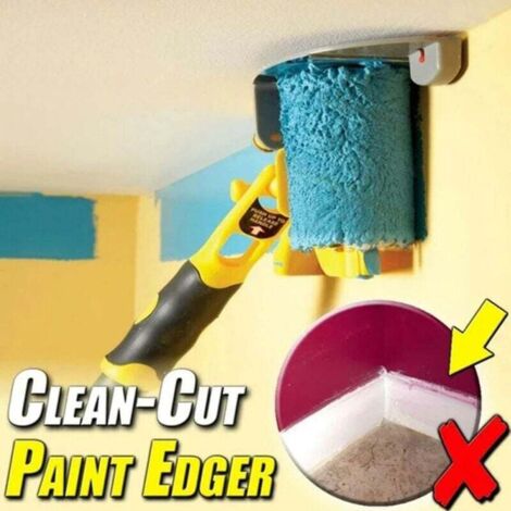 Máquina de pintura de bordes con rodillo y brocha para pintar paredes y techos