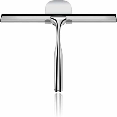 Escobilla de ducha FOREHILL, escobilla de espejo de baño, escobilla de ventana de coche, escobilla de ducha de acero inoxidable de 25 cm para ventanas, baños, espejos, parabrisas, azulejos, edificios