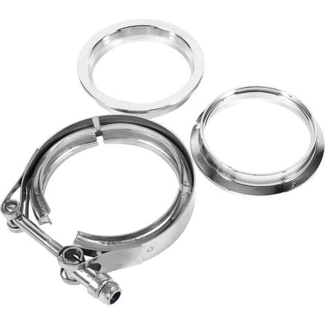 Abrazadera de tubo de escape de acero inoxidable 304 de 76 mm (3 pulgadas) para automóviles (1/5)