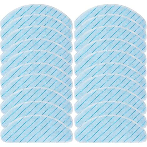 Paquete de 20 almohadillas de limpieza lavables FOREHILL para el modelo Ecovacs Deebot T9 AIVI T9 serie T9 (1/5)