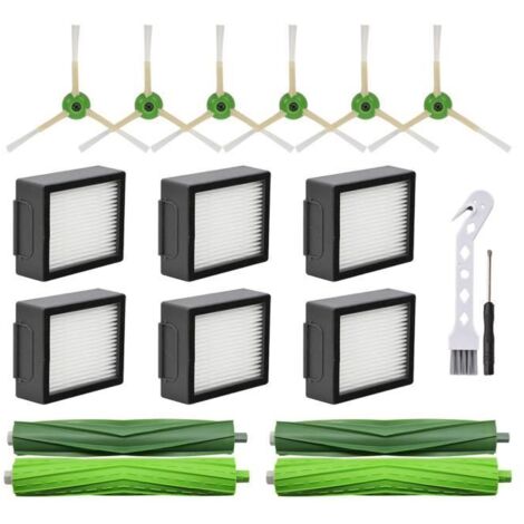 Cepillos laterales y filtros HEPA para iRobot Roomba i3 i4 i6 i7 i8 j7 E5 E6 E7 - Accesorios para aspiradoras SODIAL (1/5)