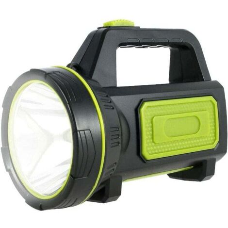 Linterna LED recargable superbrillante, linterna USB portátil de gran tamaño, potente foco a pilas para acampar y realizar actividades al aire libre. (1/5)