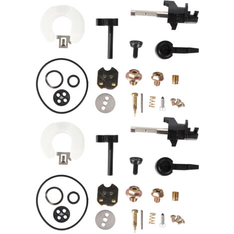 Kit de reparación de carburador de 42 piezas con flotador, surtidor, junta y junta tórica 16010 ZE1 812 para GX160 de 5,5 hp y GX200 de 6,5 hp (1/5)