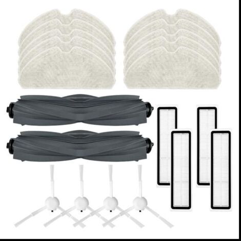 Accesorios para aspiradoras robóticas Dreame D10S/D10S Pro: cepillo lateral principal, filtro HEPA, repuestos para el cabezal de la mopa. (1/5)