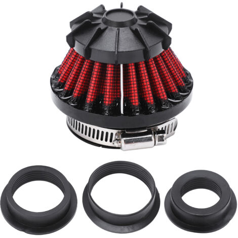 Filtro de aire FOREHILL 4 en 1, diámetro interior 35 mm, 42 mm, 48 mm, 50 mm, para Pit Bike, Mini Bike, SUV, Rojo (1/5)