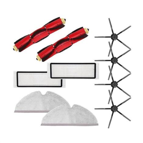 Piezas de repuesto: Cepillo principal, cepillo lateral, filtro HEPA. Compatible con Roborock S5, S6, S51, T4 y T5. Accesorios (1/5)