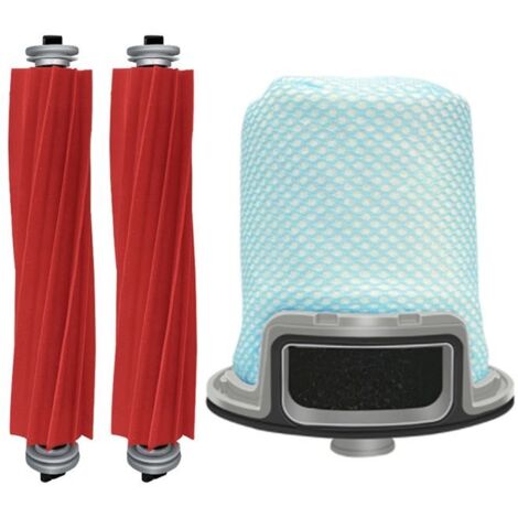 Juego de 3 piezas de repuesto para aspiradoras Xiaomi Roborock T7 S7 T7 Plus: rodillo principal lavable, cepillo y filtro. (1/5)