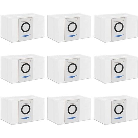 Paquete de 9 bolsas de repuesto desechables FOREHILL compatibles con los robots aspiradores Ecovacs Deebot X1 Plus y X1 Omni. (1/5)