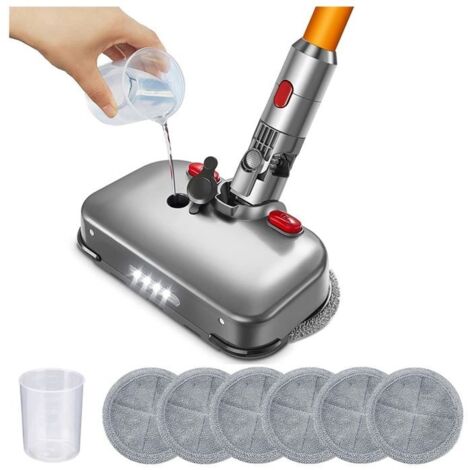 Cabezal de mopa eléctrico para aspiradoras Dyson V7 V8 V10 V11 V15, cabezal de mopa con luz LED (1/5)