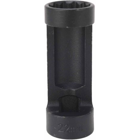 Llave de vaso universal FOREHILL de 81 mm de alta resistencia con 12 puntas para tuercas de amortiguadores. Herramienta para desmontar amortiguadores de la suspensión del vehículo. 22 mm / 0,9 pulgada (1/5)