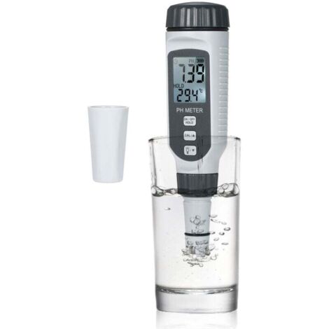 PH-Teststift, PH-Detektor, hochpräziser, multifunktionaler, tragbarer PH-Meter für Aquarien und Aquarien, industrielles PH-Meter, IP65 (1/4)