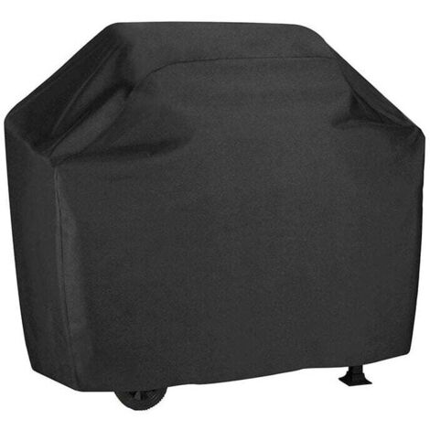 Grillabdeckung, Gasgrill-Grillabdeckung, Wind-/UV-/Wasser-/Feuchtigkeits-/Staubschutz, 100 x 60 x 150 cm, Schwarz (1/4)