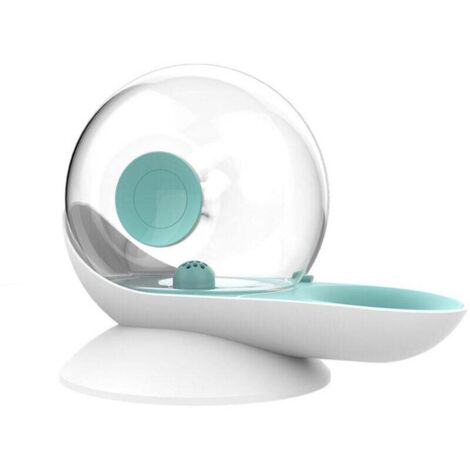 Trinkbrunnen für Katzen und Hunde, transparent, 2,8 l, 1 Stück, blau, (23,8 30 cm), automatischer Trinkbrunnen für Katzen und Hunde, Schneckenform für Haustiere