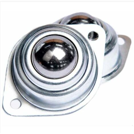 Produktbild von 4er-Set CY-19D Kugelrollen Mit M6 Gewindebolzen – Nylonkugel, 19mm Ø, 15-20kg Tragkraft, Für Möbel & Co.