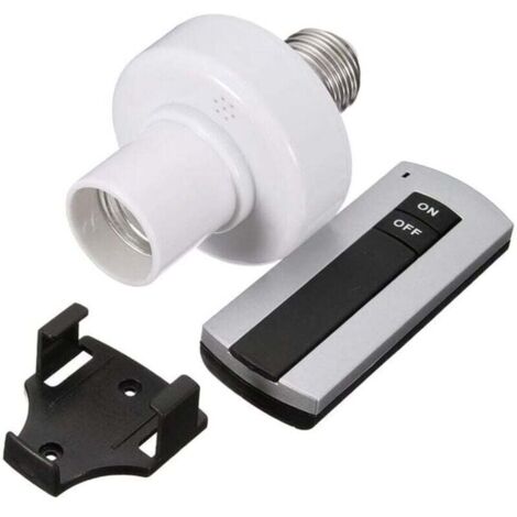 E27 220 V Drahtlose Fernbedienung Licht Lampe Birne Halter Kappe Buchse Schalter -- (1/4)