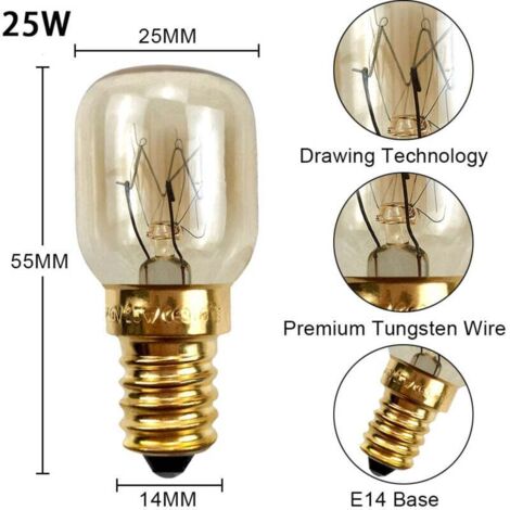Lampadina con Attacco a Baionetta per Macchine da Cucire, 240v 15w