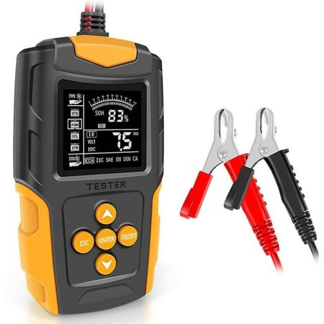 12v 24v Autobatterie Tester Analyzer Vrla Gel Agm Last Stecker Ankurbeln Diagnose