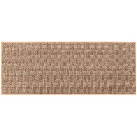Aiperq Küchenmatte vor der Spüle, waschbar, rutschfest, Gummi, waschbar, Jutefarbe (1 Stück für 44 x 120 cm)
