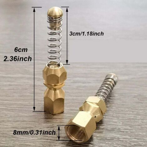 2 Ugelli Per Idropulitrice In Acciaio Inossidabile – 4000 PSI, Angoli 0° 15° 25° 40°, Filettatura 1/4” NPT, Per Superfici E Sottocarro