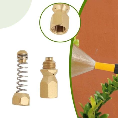 Ugello per fontana, teste a colonna in ottone, attrezzatura per laghetto da giardino, G1 pollici