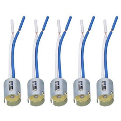 1156 Lampenfassung, 1156 Lampenfassung aus Metallgummi, 10 Stück, 1156 Lampenfassungen, LED-Blinkerhalter mit Kabelbaum 3,5 Zoll DC 12Vible