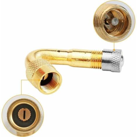 HENTEK 7 Pièces Pneu Valve Rallonge, Pneu Valve de Adaptateur, Pneu Prolongateur