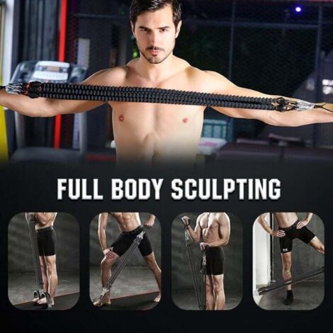 Fasce Elastiche Ad Anello TFM USA Per Allenamento, Stretching E Terapia, Set Professionale - Foto 4