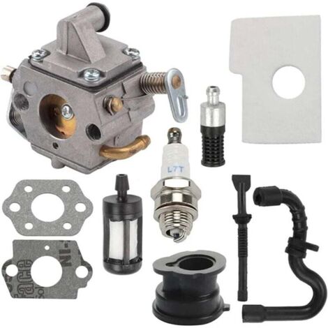 Carburateur GTBL MS170 compatible avec les carburateurs de tronçonneuse MS180 017 018 MS170C MS180C 1130 120 0603 et 1130 124 0800.