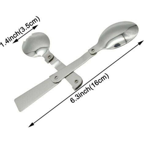 Ensemble de couverts portables en acier inoxydable 4 pièces - réutilisables pour les voyages, le camping, le bureau et l'école - comprend des baguettes, des cuillères, des fourchettes et des couteaux