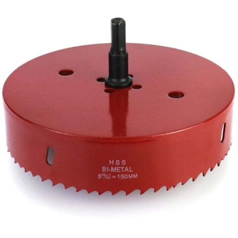 Scie Cloche Bi-métal HSS M42 120 Mm - Fraise à Trous Avec Tige Hexagonale