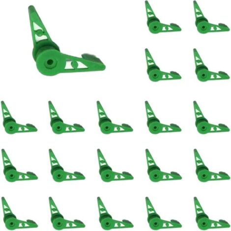 PATIKIL Cintreuse De Plantes à 90 Degrés, 30 Clips D'entraînement En Plastique Pour Un Entraînement à Faible Stress, Rouge