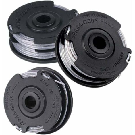 Lot De 3 Bobines Fil Nylon 1 65 Mm Pour Débroussailleuse Art 24 27 30 30 36 Li 18 M (1/4)