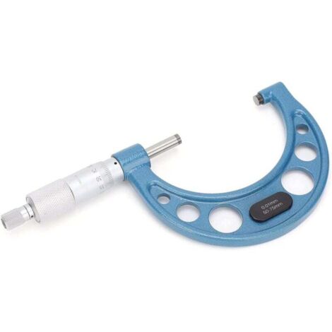 Micromètre Extérieur 25-50 Mm Acier Au Carbone – Précision 0.01 Mm, Mesure Diamètres Précise Outils & Pièces Mécaniques