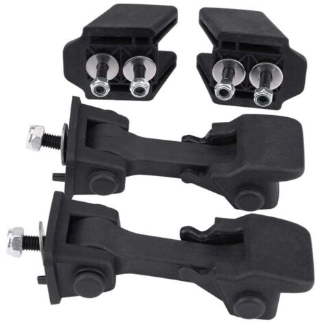Lot de 2 Loquets de Sécurité et Supports pour Capot Jeep Wrangler JK 2007-2016 (1/4)