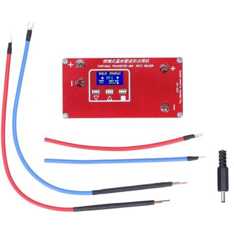 Machine à Souder par Points Portable Ecran LCD Transistor pour Batterie 18650 12V Kit Stylo Soudage