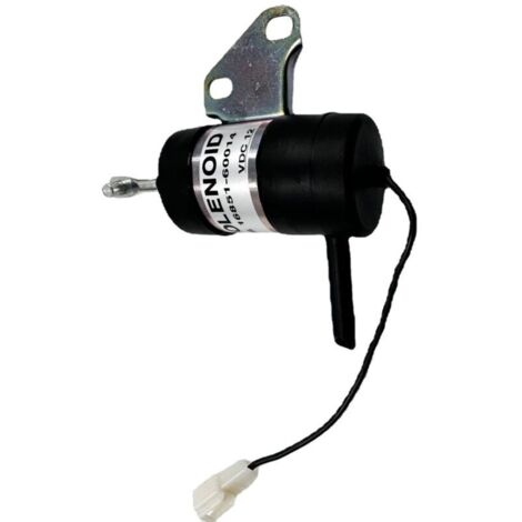 Kraftstoffabschaltmagnetventil 16851-60014. Ersatz-Kraftstoffabschaltmagnetventil für Kubota BX2230D, RTV900R, RTV900T, B7410D, BX1500D und BX1800D. (1/4)