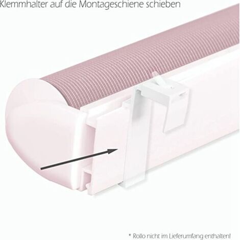 Duo Mini Rollo-Klemme, kein Bohren erforderlich, verstellbar von 1,5 ...