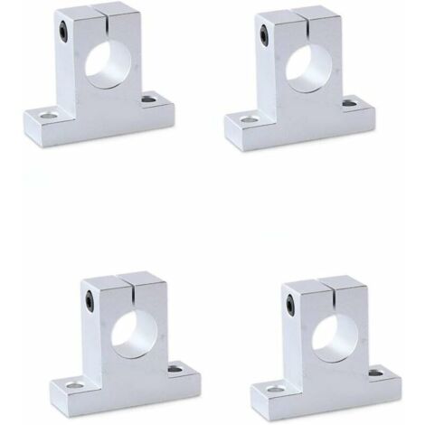SK20 Aluminium Linearführungsklemme (4 Stück) für Wellen mit 20 mm Durchmesser. (1/4)