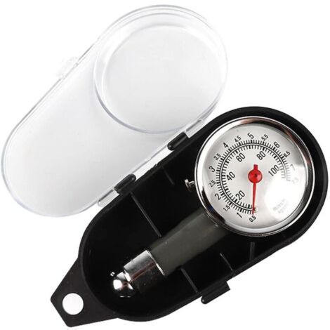 Reifendruckmesser, Reifendruckprüfer, mechanisches Manometer für Autos, Pkw, Wohnwagen und Anhänger (1/4)