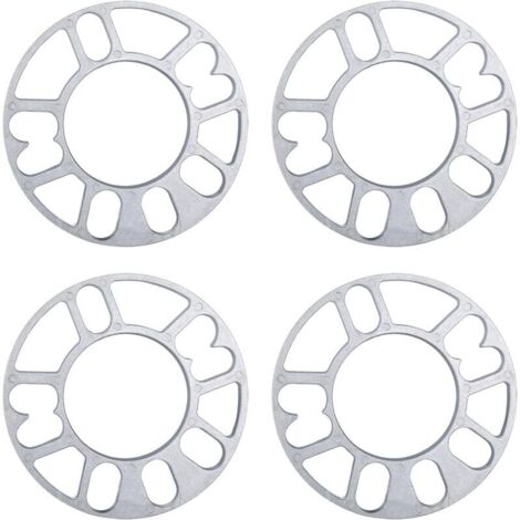 4 Stück Radabstandshalter aus Aluminiumlegierung, modifizierte verbreiterte Radnabengelenke, Radabstandshalter, 3 mm dicke Universal-Radabstandshalter (1/4)