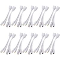 10 paia di adattatori per iniettori di cavi Ethernet RJ45 per telecamere IP Poe DC 12V-RAPANDA