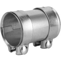 Connecteur Tuyau Échappement 76mm Double Pince Manchon Acier Galvanisé Universel