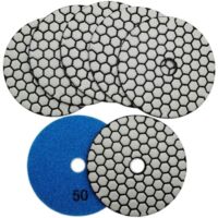 Stück 4"/100 mm Diamantpolierscheiben, Trockenpolierpads für Marmor, Granit, Stein, Beton (50)